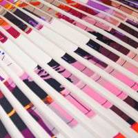 Machine pleating + printing