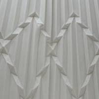 Hand pleating - sunray decorative 7 detail